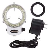 AmScope LED-144W-ZK: Adjustable 144 LED Ring Light for Stereo Microscopes & Cameras