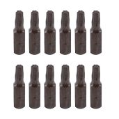 Antrader 12 Pcs 1/4 Inch Hex Shank 25mm Length T25 Magnetic Torx Head Screwdriver Bits Set