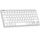 Arteck Ultra-Slim Bluetooth Keyboard for iPad & iPhone - Compatible with iOS, Android, Windows Devices