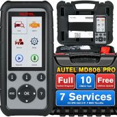 Autel MaxiDiag MD806 PRO OBD2 Scanner: Full System Diagnostics, Live Data, Oil Reset & More - Free Updates!