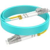 High-Quality OM3 Multimode Fiber LC to LC Patch Cable - 3m (10ft) & Options Up to 500ft - Duplex 140G LSZH