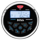 BOSS Audio Systems MCKGB350B.6 Weatherproof Marine Receiver and Speaker Package with Bluetooth USB AM FM NOAA Tuner and 6.5 Inch Speakers