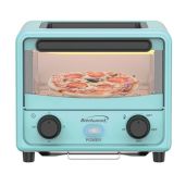 BRENTWOOD TS-3430BL Mini Toaster Oven: 500W Stainless Steel, 3L Capacity, Stylish Blue Design