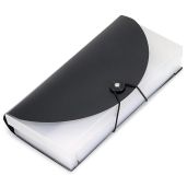 BTSKY Expanding File Folder 13 Pockets Hand-held Organizer for Cards Receipts Coupons Tickets Black