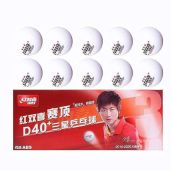 BestParts DHS 3-Star Table Tennis Balls - ITTF Approved D40+ (10 Pack) for World Championship Play