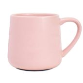 Bosmarlin Large Pink Ceramic Coffee Mug 18 oz Dishwasher and Microwave Safe Ideal for Office and Home Use