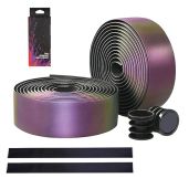 Bumlon Road Bike Handlebar Tape PU Leather EVA Reflective Cycling Grip Wrap 2 Rolls