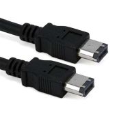 6ft Firewire Cable 6 Pin to 6 Pin - High-Speed Data Transfer & Durable Connection