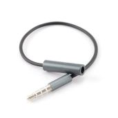 "Buy CablesOnline 6" TRRS 3.5mm 4-Pole Adapter Cable for iPhone/Tablet to Credit Card Reader - Black (IP-AD08K)"