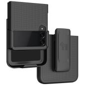 Galaxy Z Flip 3 5G Case with Clip & Holster - Slim Hard Shell Cover by Nakedcellphone