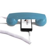 Opis 60s Micro Retro Phone Handset: Stylish USB Receiver for Cell Phones in Azure