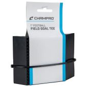 "Champro 1" Heavy Duty Rubber Football Field Goal Tee - Durable Black Tee for Optimal Performance"