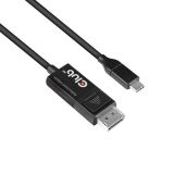Club3D CAC-1557 USB-C to DisplayPort 1.4 Cable: 8K 60Hz & 4K 120Hz HDR, 1.8m/6ft Bi-Directional Video Support