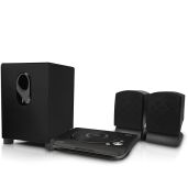 Experience Immersive Sound with Coby DVD420 2.1-Channel DVD Home Theater System