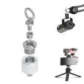 RODE Microphone Screw Adapter Kit: 1/4 to 3/8, 3/8 to 5/8, 5/8 to 1/4 Converter for Camera Mounts
