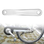 170mm Alloy Left Crank Arm Replacement - Silver, Compatible with Various Bikes