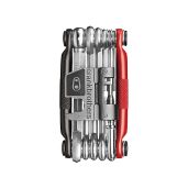 Crankbrothers M17 Multi Tool: Lightweight 17-in-1 MTB Tool in Black & Red for Cyclists