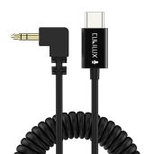 High-Quality Cubilux USB C to 3.5mm TRS Microphone Cable for iPhone 15 Pro Max, Samsung S24 & Pixel 8
