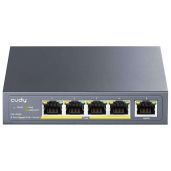 Buy Cudy GS1005P 5-Port Gigabit PoE Switch - 4 PoE+ @60W, Fanless, Sturdy Metal, Plug & Play for Optimal Network Performance