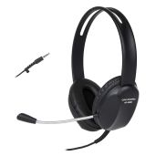 Cyber Acoustics AC-4000 Stereo Headset: Noise-Canceling Mic for PC, Mac & Tablets - Ideal for Classroom & Home Use