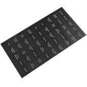 DGZZI 45PCS Marine Boat Rocker Toggle Switch Panel Name Decal Sticker Label Set for SUV Caravan Vehicle Truck Trailer