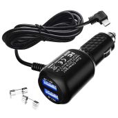 2024 Upgraded Dash Cam Charger - Dual USB Micro USB Car Charger (6.5FT) for APEMAN, Rexing, AKASO & More