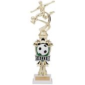 "Customizable 14" Male Soccer All-Star Trophy | Engraved Classic Futbol Award for Decade Awards"