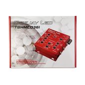 Deejay LED Vehicle Multi-Amplifier Crossover: RCA Inputs & Outputs for Superior Sound