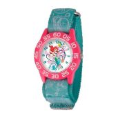 Disney Princess Kids' Time Teacher Watch - Colorful Analog Quartz with Nylon Strap