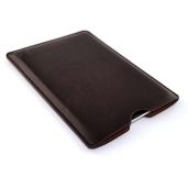 Dockem Executive Sleeve for iPad Mini 1-6: Premium Leather Case, Slim & Protective, Dark Brown