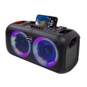 "Buy Dolphin Boombox Portable Bluetooth Speaker - Crisp Sound with Dual 6.5" Woofers & 1" Tweeter"
