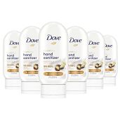 Dove Nourishing Hand Sanitizer: 99.99% Effective, Shea Butter & Vanilla, 61% Alcohol, 8-Hour Moisturization - 2 oz, 6 Count