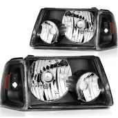ECCPP Headlight Assembly for 2001-2011 Ford Ranger - Driver & Passenger Side Replacement