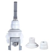 Electric Toothbrush Replacement Parts Metal Shaft and Vibrating Tip Compatible with Philips Models Waterproof Rubber Seal Connector Block