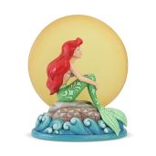 Enesco Disney Traditions Jim Shore Ariel Figurine - 7.5 Inch Little Mermaid Sitting on Rock Collectible