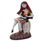 Enesco Jim Shore Disney Nightmare Before Christmas Sally & Cat Figurine - 8 Inch Multicolor Collectible