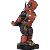 Exquisite Gaming Deadpool Controller Holder: Mobile Stand & Cable Guy Figure - Official Licensed Red Design