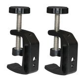 Buy Eyluck Universal C-Clamp 2-Pack - Heavy Duty Desktop Mount for Photography with Quick Release U Clip Holder