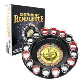 Fairly Odd Novelties Shot Roulette Game - 16pcs Red/Black Set for Fun Adult Parties & Game Nights!