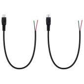 Fancasee 2-Pack RCA Female Plug to Speaker Wire Connector Adapter for Audio Video AV Receiver Speaker Amplifier TV Subwoofer Repair