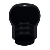 Fellowes Easy Glide Gel Mouse Pad Wrist Rest - Black (93730) for Ultimate Comfort & Support
