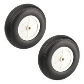 "Fielect 3.5" Super Light Sponge Tire & Wheel Set for RC Cars & Airplanes - 2 Pcs Tail Wheel Tires"