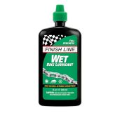 Finish Line WET Bike Lubricant 8 oz Squeeze Bottle - Ultimate Protection for Smooth Rides