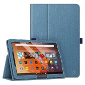 Fintie Folio Case for Amazon Fire HD 10 and 10 Plus Tablet Slim Fit Standing Cover Auto Sleep Wake Twilight Blue