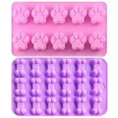 IHUIXINHE Food Grade Silicone Mold: Non-Stick Ice Cube, Jelly, Chocolate & Muffin Baking Pan