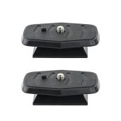 Foto&Tech 44mm Tripod Quick Release Plate - DSLR & Smartphone Adapter for Vista & More