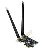 Upgrade Your WiFi: GLOTRENDS WA01 M.2 to PCIe X1 Adapter with 6-dBi Antenna for WiFi 4/5/6/6e/7 Compatibility