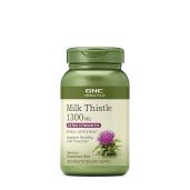 Buy GNC Herbal Plus Milk Thistle 1300mg - Supports Liver Health, Vegetarian, 120 Count