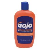 GOJO 095712EA Natural Orange Pumice Hand Cleaner - 14 oz Bottle for Effective Hand Cleaning