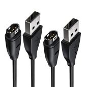 Ankey 2-Pack Charger for Garmin Fenix 6/5/Forerunner 935/945 & More - Fast Charging Cable for All Models